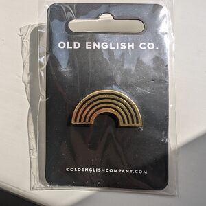 NWOT Old English Co Gold Rainbow Pin Pride LGBT